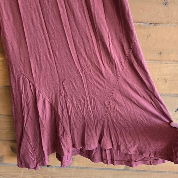 Peruvian Connection Pima Cotton Modal Tank Dress Terracota Large Boho Soft Cozy - Picture 3 of 5